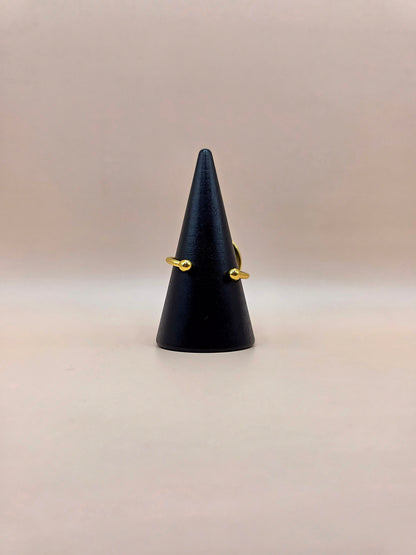 Set bijoux bleu & bague marbrée