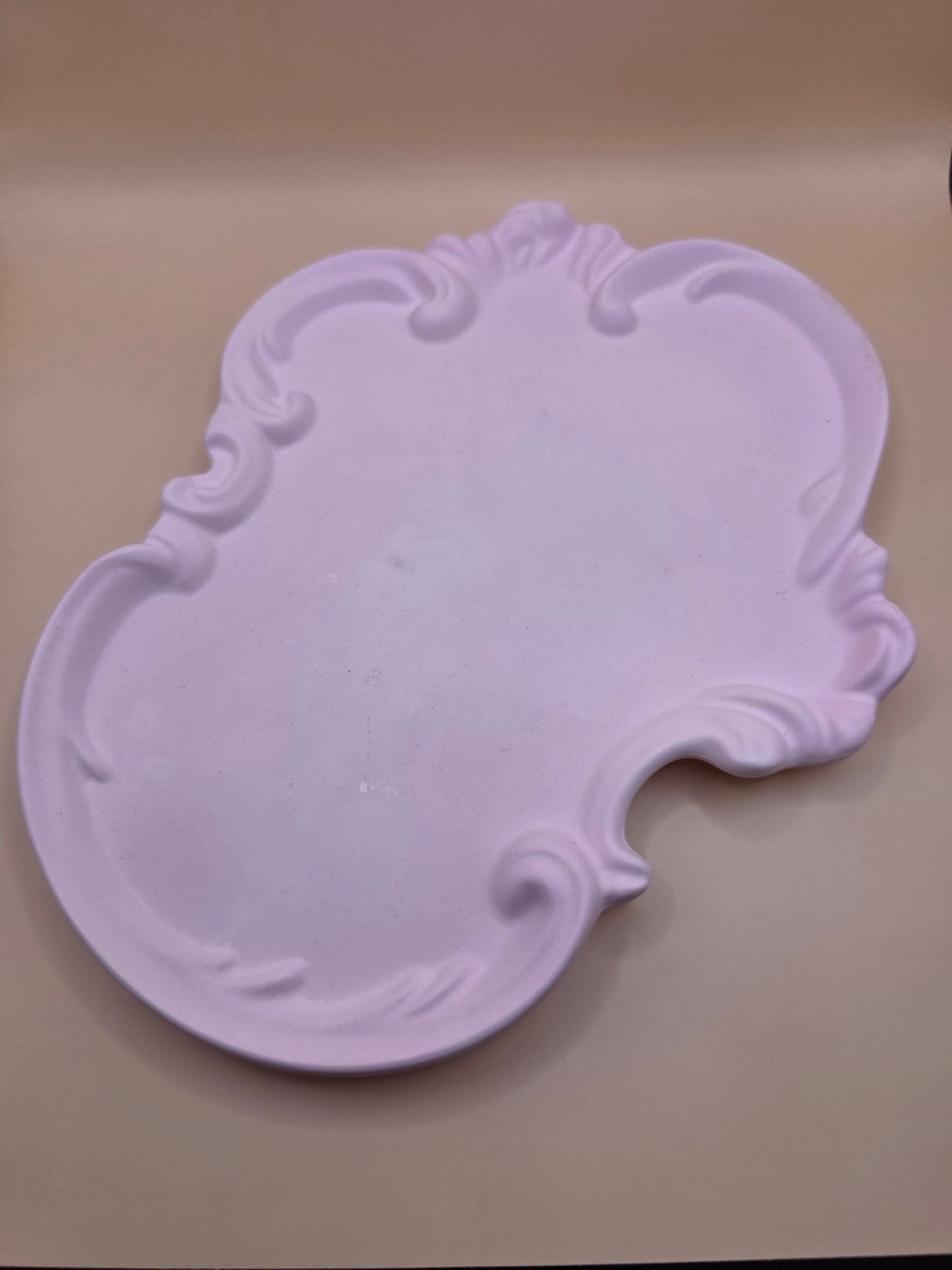 Plateau décoratif en résine