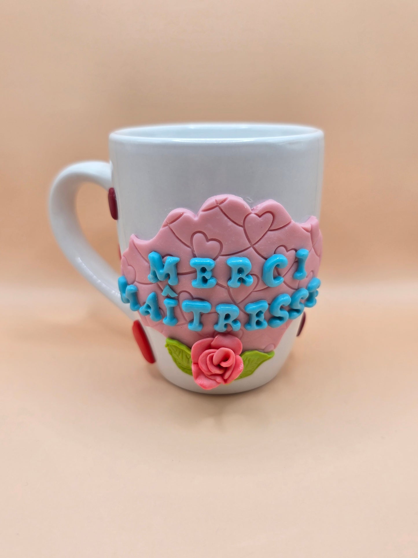 Tasse “Merci Maîtresse” personnalisée
