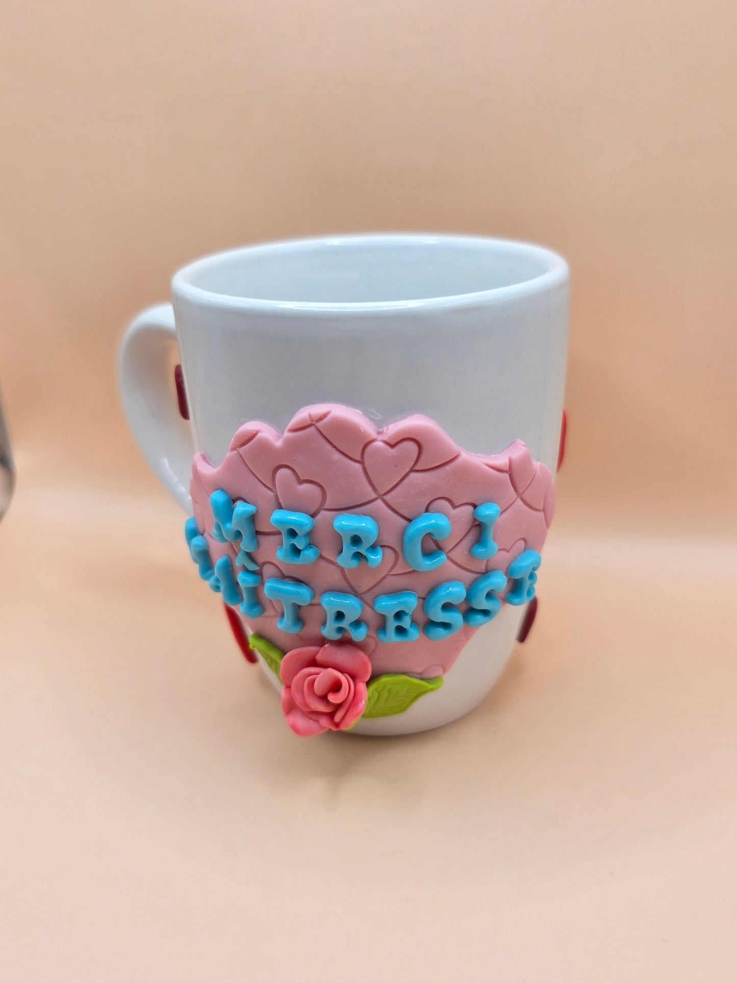 Tasse “Merci Maîtresse” personnalisée