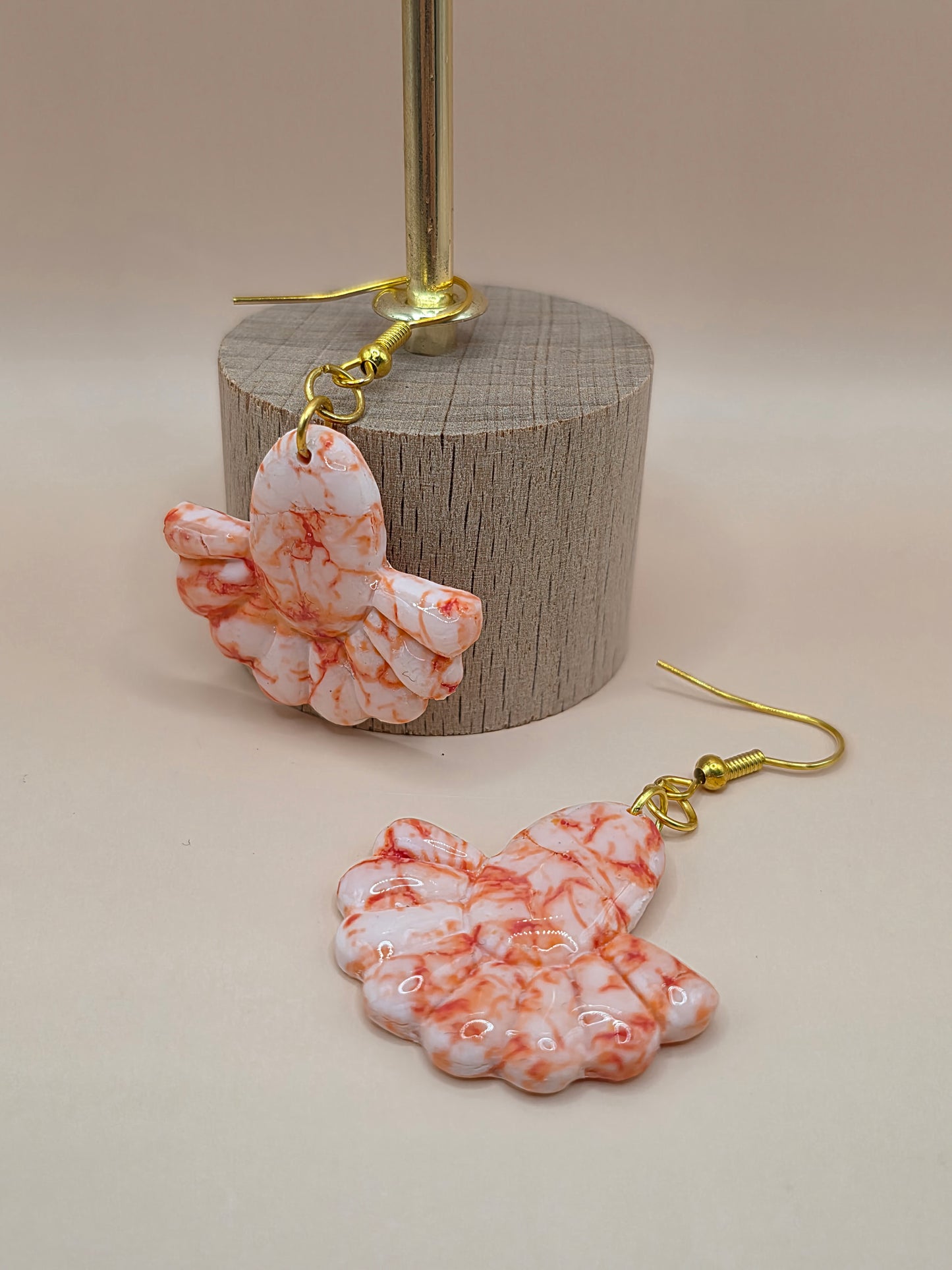 Boucles éventail marbré
