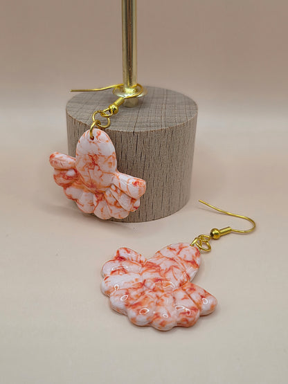 Boucles éventail marbré