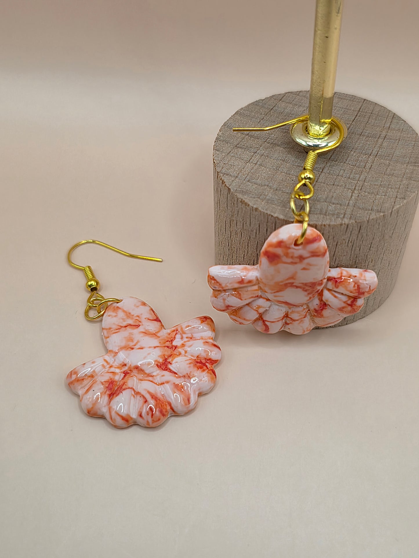 Boucles éventail marbré