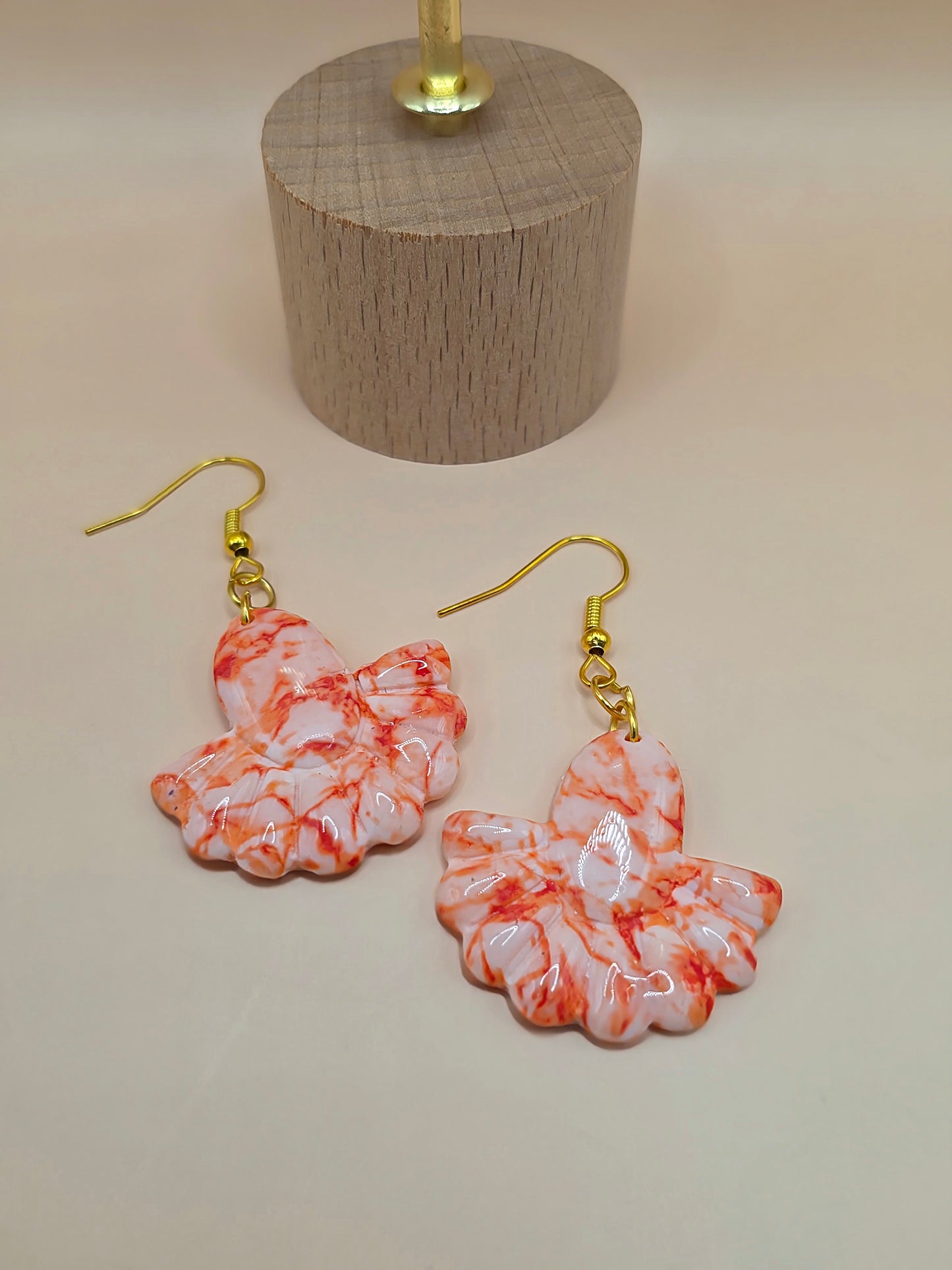 Boucles éventail marbré