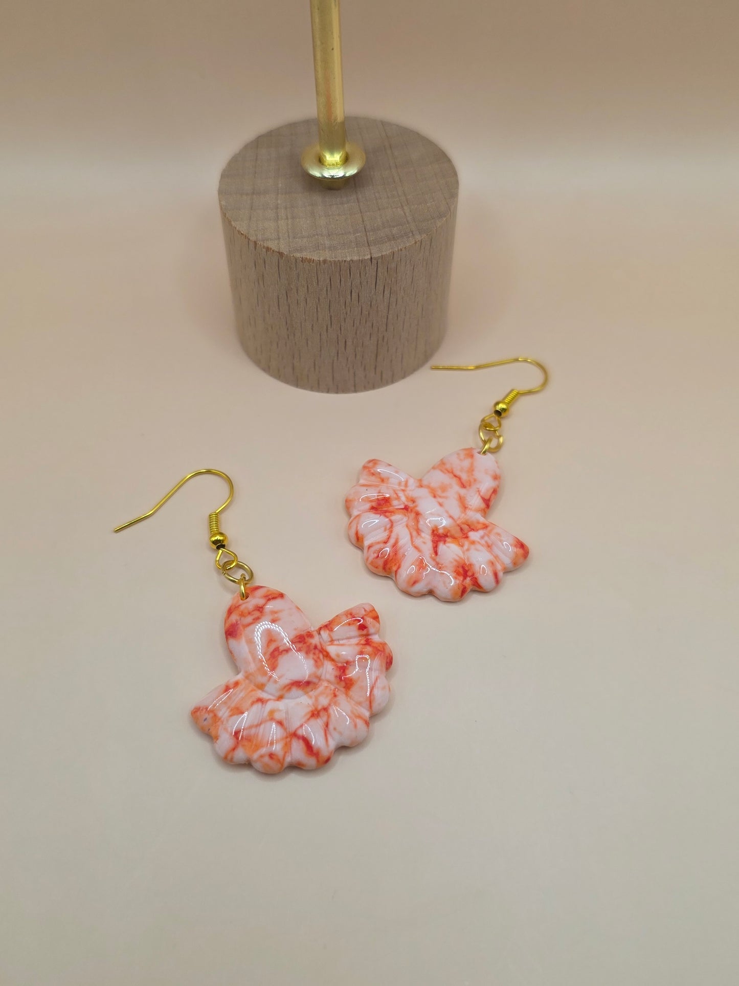 Boucles éventail marbré