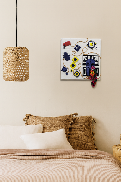 Tableau décoratif artisanal tunisien