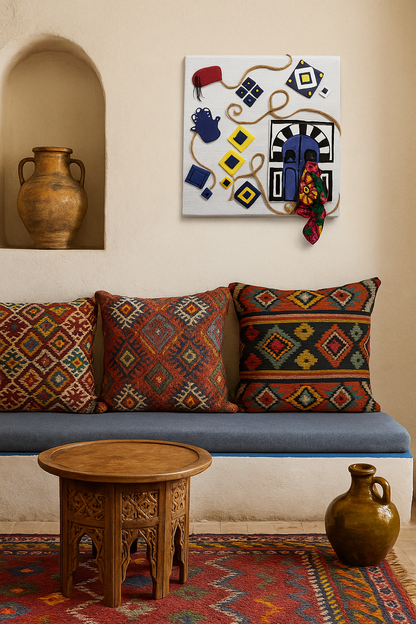 Tableau décoratif artisanal tunisien